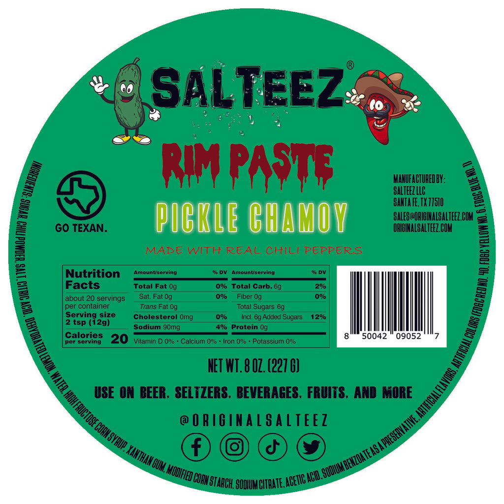 Salteez Rim Paste Tub Pickle Chamoy FREE SHIPPING!
