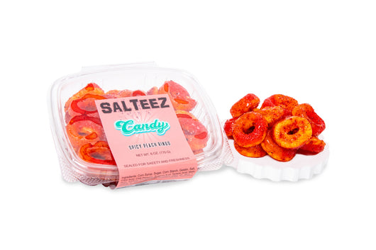 Salteez Candy - Spicy Peach Rings - FREE SHIPPING!